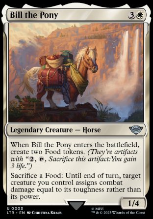 (003) Magic The Gathering The Lord of the Rings: Tales of Middle-earth Single: Bill the Pony  Uncommon