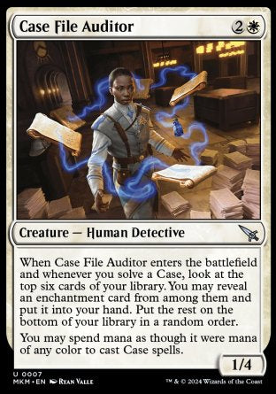 (007) Magic The Gathering Murders at Karlov Manor Single: Case File Auditor (V.1)  Uncommon