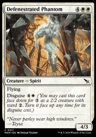 (011) Magic The Gathering Murders at Karlov Manor Single: Defenestrated Phantom  Common