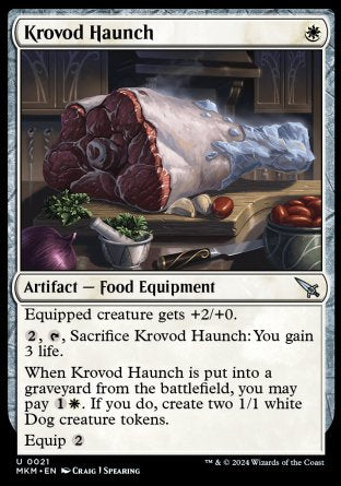 (021) Magic The Gathering Murders at Karlov Manor Single: Krovod Haunch  Uncommon