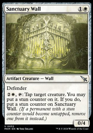 (032) Magic The Gathering Murders at Karlov Manor Single: Sanctuary Wall  Uncommon