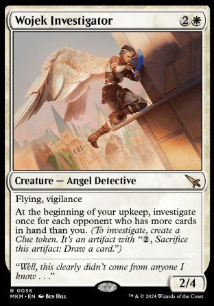 (036) Magic The Gathering Murders at Karlov Manor Single: Wojek Investigator (V.1)  Rare