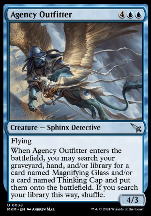 (038) Magic The Gathering Murders at Karlov Manor Single: Agency Outfitter  Uncommon