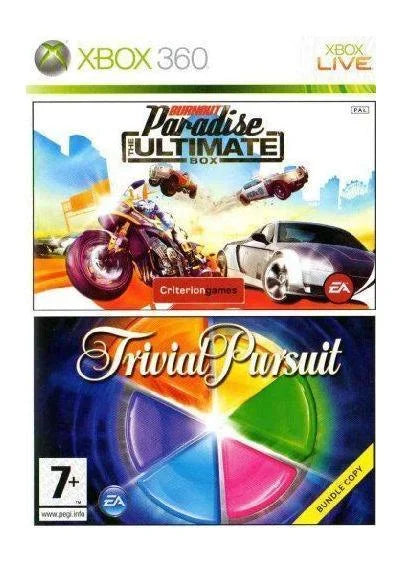 Xbox 360: Burnout Paradise Ultimate Box + Trivial Pursuit