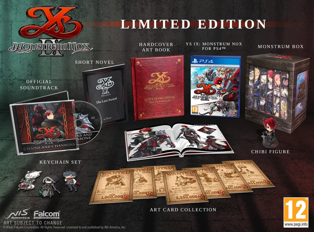 Playstation 4: Ys IX: Monstrum Nox [Limited Edition]