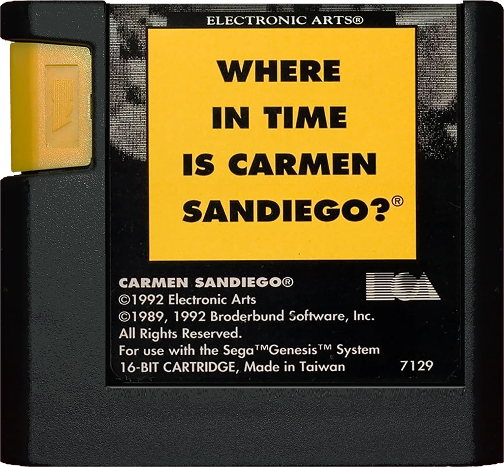 Mega Drive: Where in Time is Carmen Sandiego?