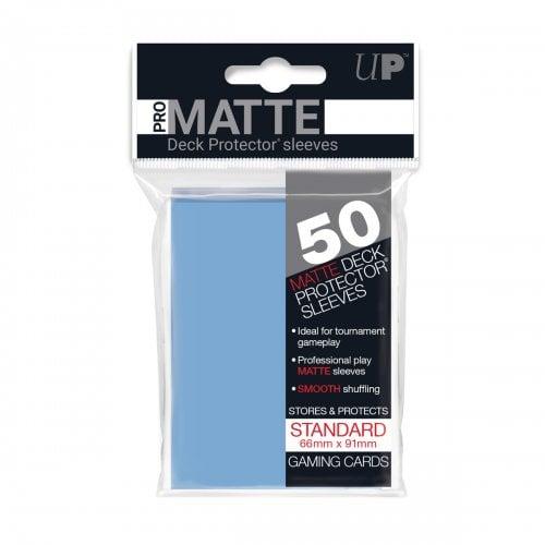 Ultra Pro Pro-Matte Light Blue Standard Deck Protector Sleeves 50ct