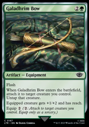 (167) Magic The Gathering The Lord of the Rings: Tales of Middle-earth Single: Galadhrim Bow  Common