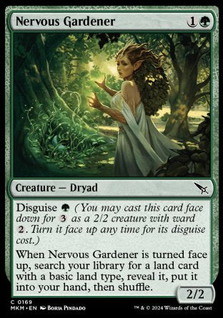 (169) Magic The Gathering Murders at Karlov Manor Single: Nervous Gardener  Common