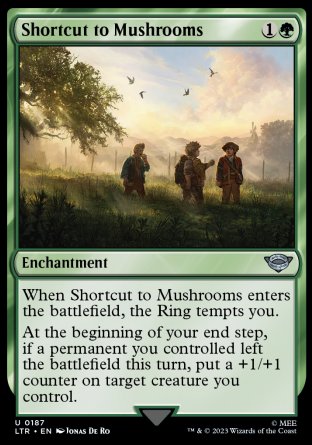 (187) Magic The Gathering The Lord of the Rings: Tales of Middle-earth Single: Shortcut to Mushrooms  Uncommon