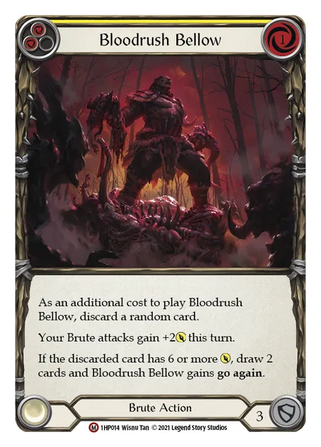 (1HP014) Flesh & Blood TCG History Pack 1 Single: Bloodrush Bellow (Regular)  Majestic