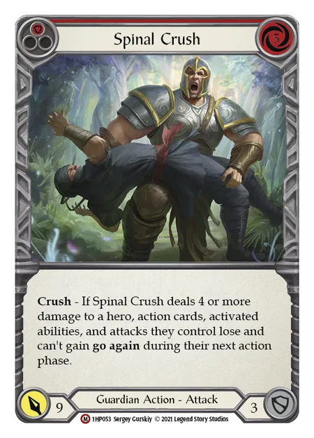 (1HP053) Flesh & Blood TCG History Pack 1 Single: Spinal Crush (Regular)  Majestic