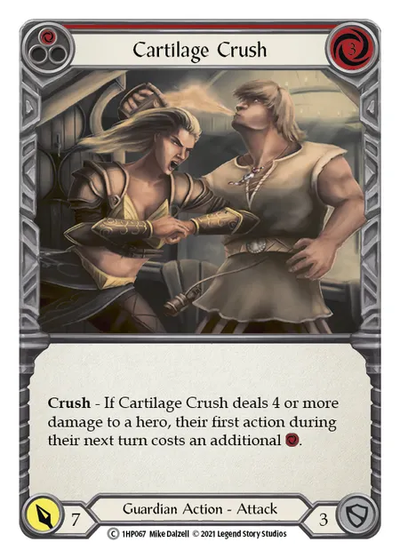 (1HP067) Flesh & Blood TCG History Pack 1 Single: Cartilage Crush (Red) (Regular)  Common