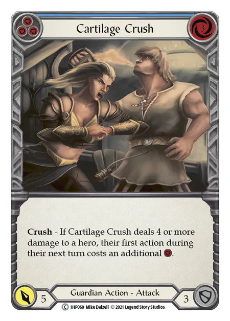 (1HP069) Flesh & Blood TCG History Pack 1 Single: Cartilage Crush (Blue) (Regular)  Common