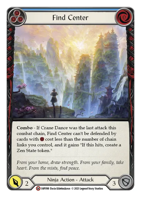 (1HP098) Flesh & Blood TCG History Pack 1 Single: Find Center (Regular)  Majestic