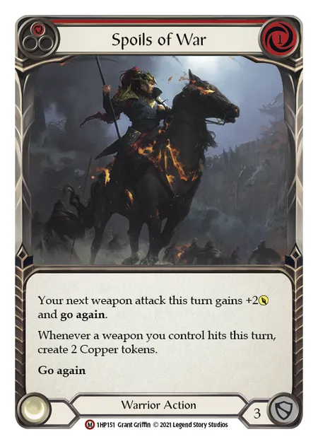 (1HP151) Flesh & Blood TCG History Pack 1 Single: Spoils of War (Regular)  Majestic