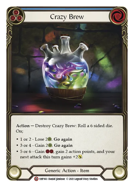 (1HP363) Flesh & Blood TCG History Pack 1 Single: Crazy Brew (Regular)  Majestic