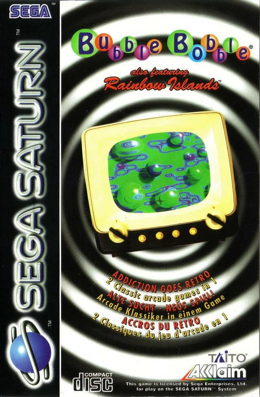 Saturn: Bubble Bobble featuring Rainbow Islands