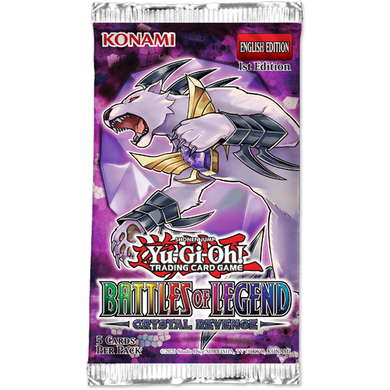 YuGiOh Battles of Legend: Crystal Revenge Booster Pack (1st Edition)