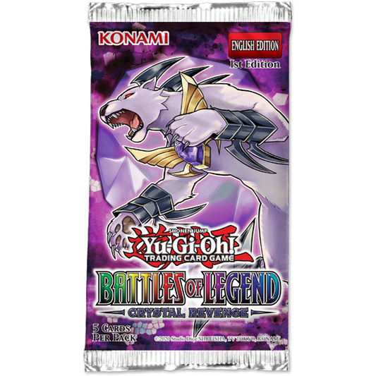 YuGiOh Battles of Legend: Crystal Revenge Booster Pack (1st Edition)