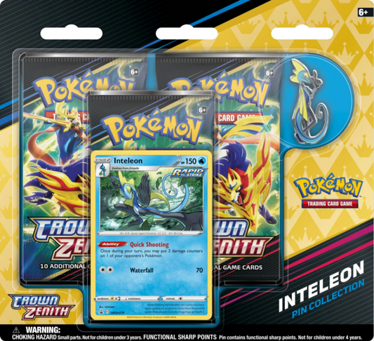 Pokemon TCG Crown Zenith: Pin Collection Inteleon