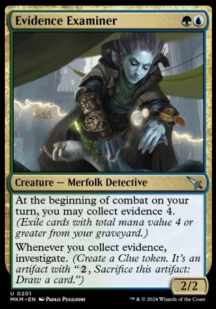 (201) Magic The Gathering Murders at Karlov Manor Single: Evidence Examiner  Uncommon