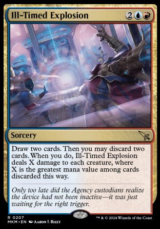 (207) Magic The Gathering Murders at Karlov Manor Single: Ill-Timed Explosion  Rare