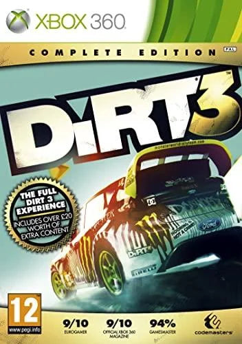 Xbox 360: Dirt 3 [Complete Edition]