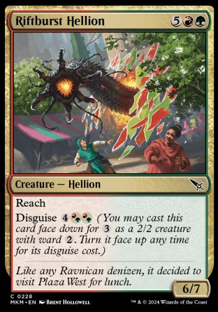 (228) Magic The Gathering Murders at Karlov Manor Single: Riftburst Hellion  Common