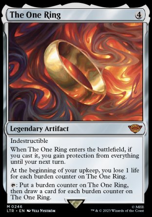 (246) Magic The Gathering The Lord of the Rings: Tales of Middle-earth Single: The One Ring  Mythic