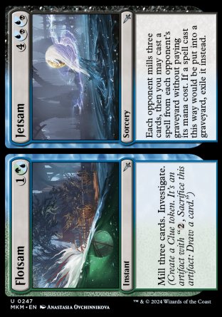 (247) Magic The Gathering Murders at Karlov Manor Single: Flotsam // Jetsam  Uncommon