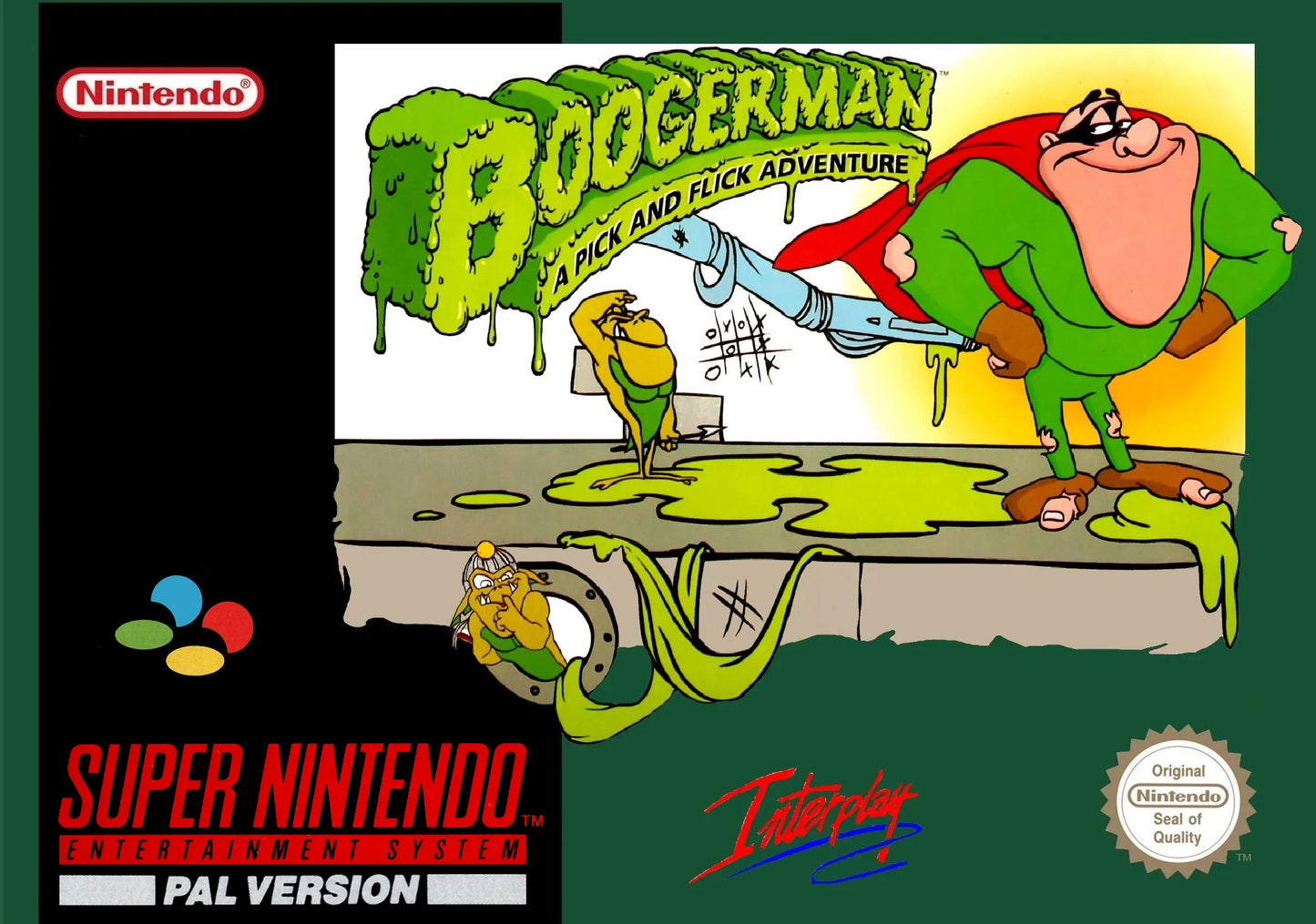 Super Nintendo: Boogerman A Pick and Flick Adventure