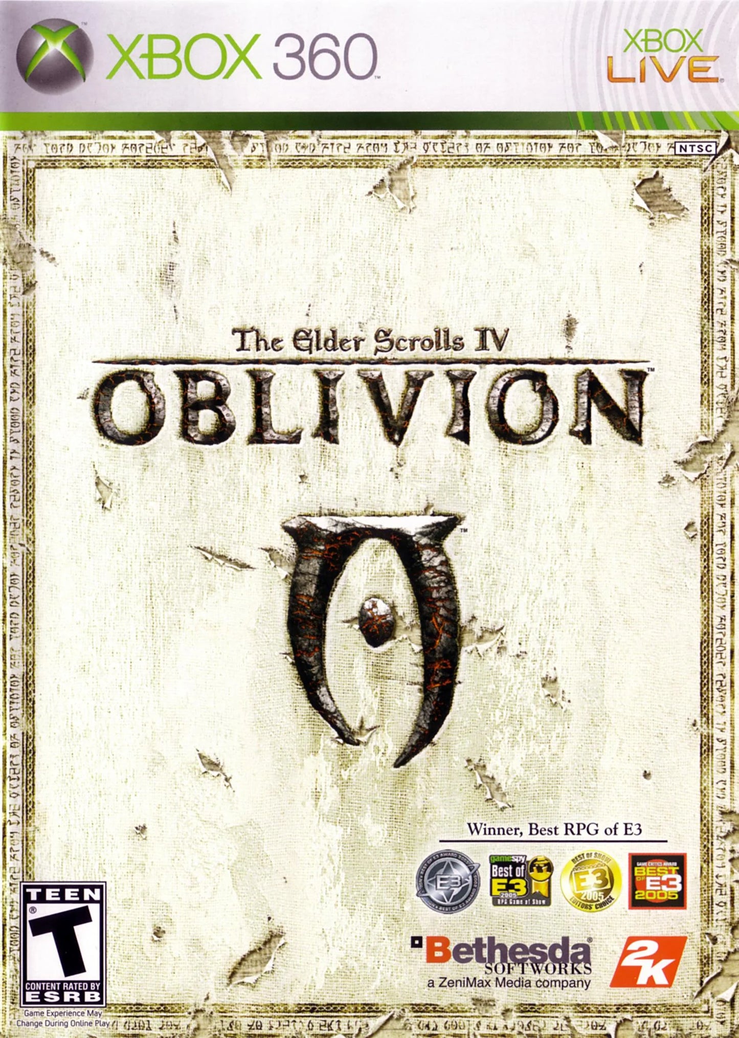 Xbox 360: Elder Scrolls IV Oblivion