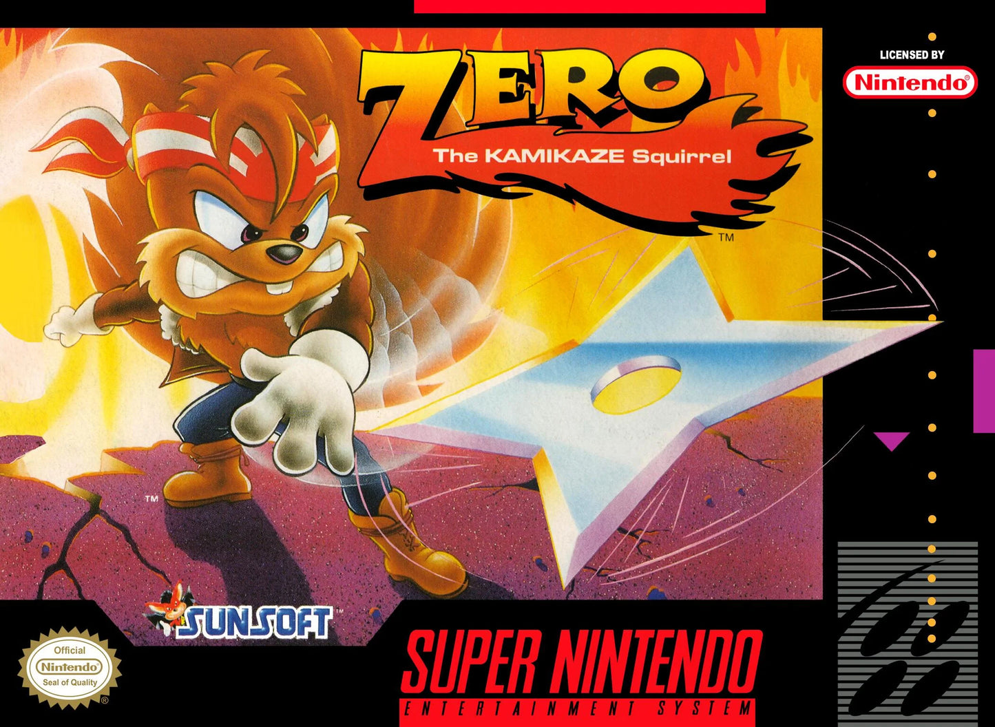 Super Nintendo: Zero the Kamikaze Squirrel