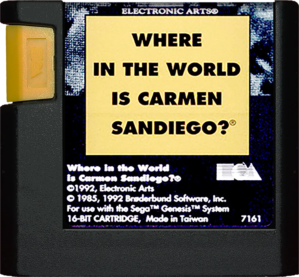 Mega Drive: Where in the World Is Carmen Sandiego?