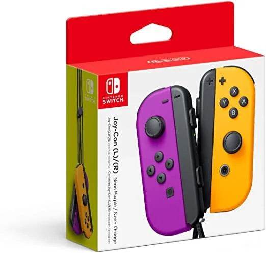 Nintendo Switch: Joy-Con Neon Purple & Neon Orange