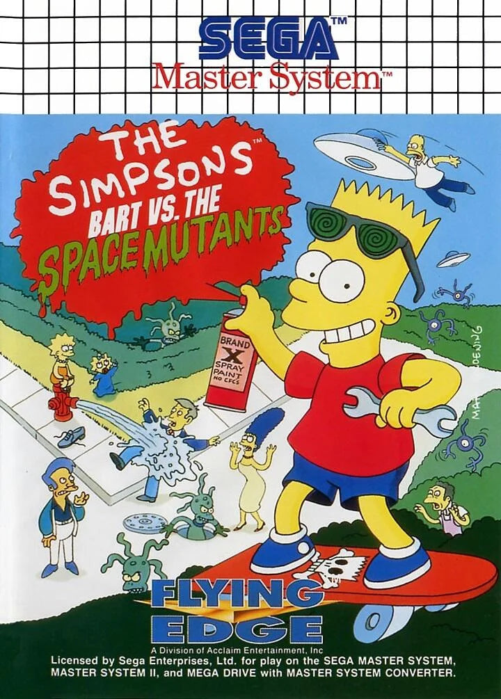 Master System: The Simpsons Bart vs the Space Mutants