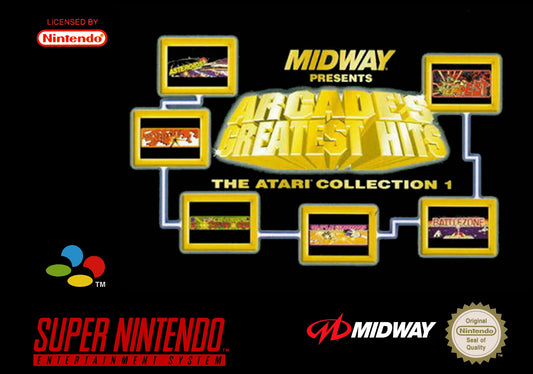 Super Nintendo: Arcade's Greatest Hits Atari Collection 1