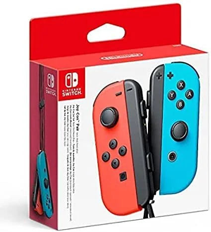 Nintendo Switch: Joy-Con Neon Red & Neon Blue