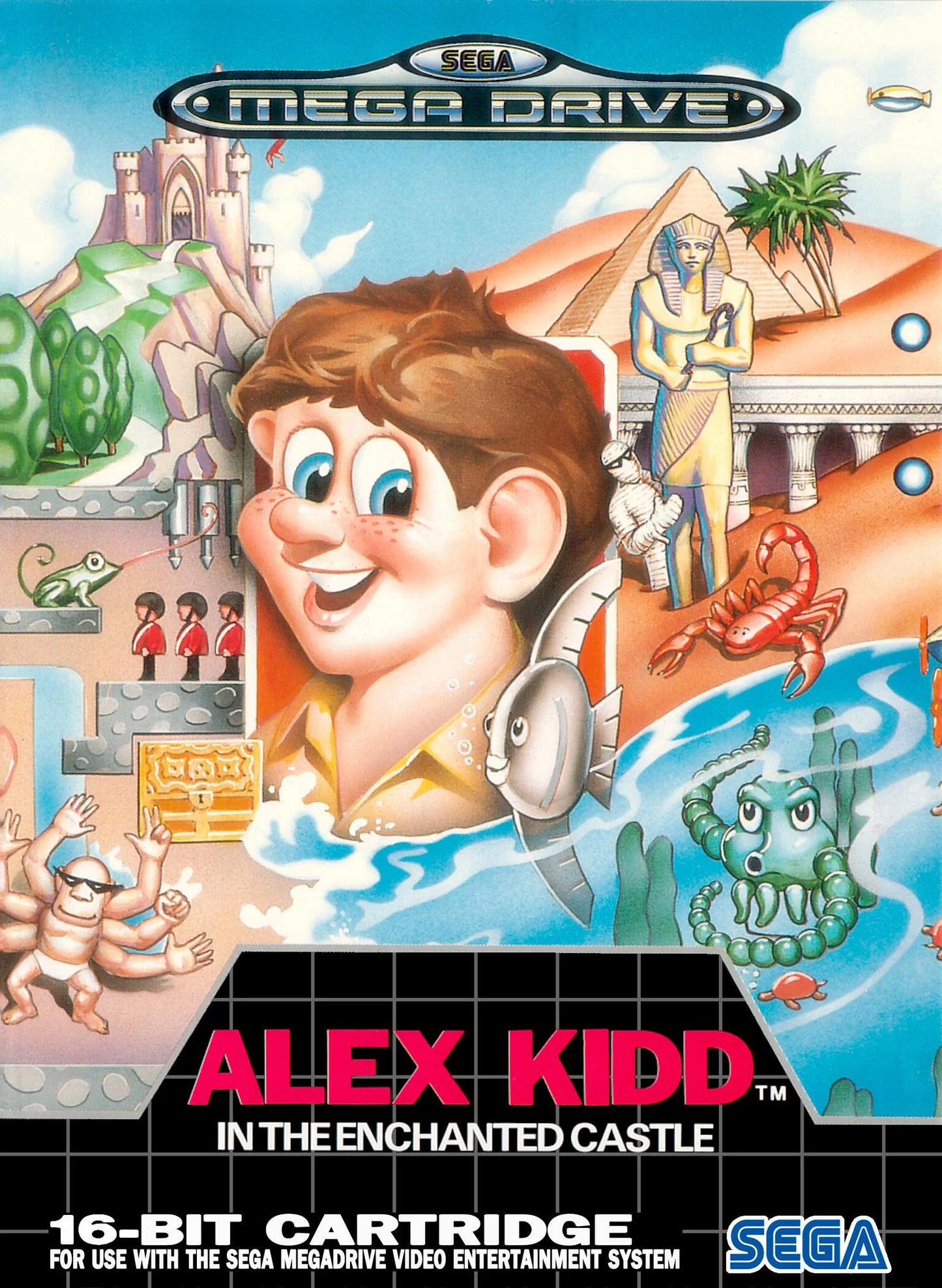 Mega Drive: Alex Kidd in the Enchanted Castle