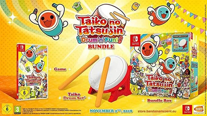 Nintendo Switch: Taiko no Tatsujin: Drum 'n' Fun