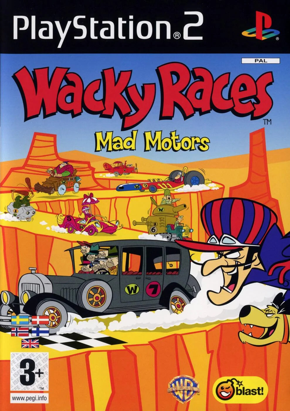 Playstation 2: Wacky Races: Mad Motors