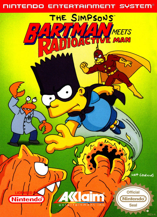 NES: The Simpsons Bartman Meets Radioactive Man