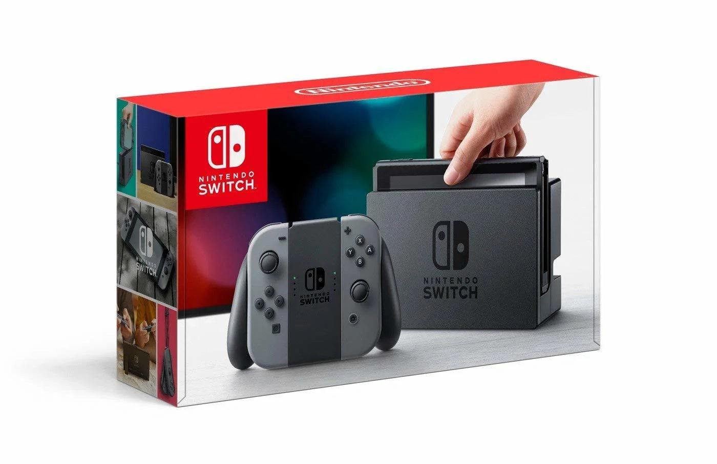 Nintendo Switch: Nintendo Switch with Gray Joy-Con