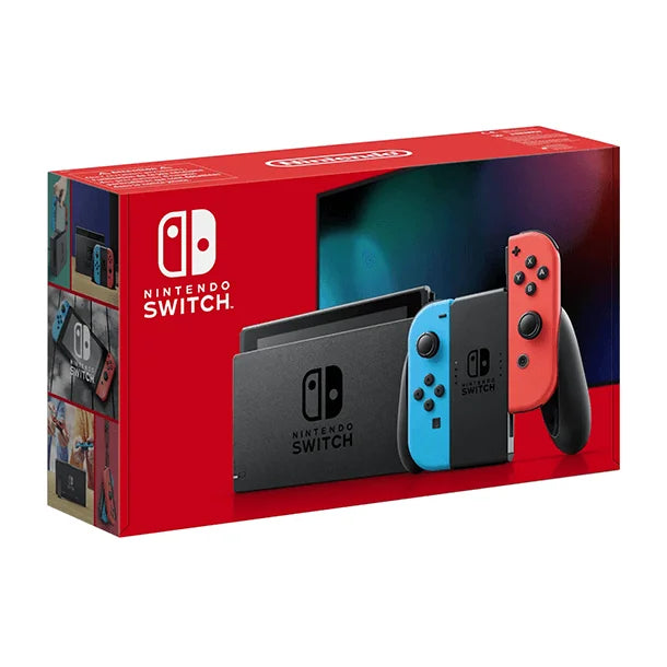 Nintendo Switch: Nintendo Switch with Blue and Red Joy-con [Version 2]