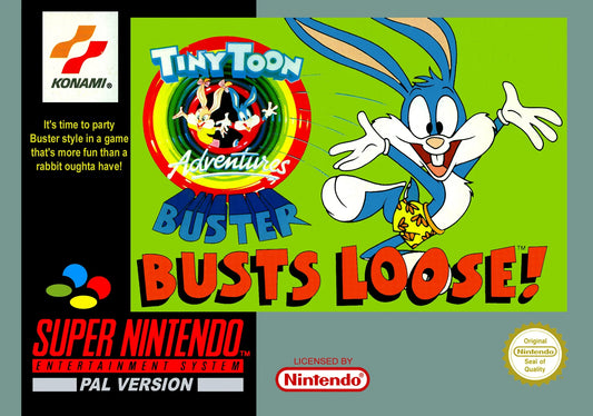 Super Nintendo: Tiny Toon Adventures Buster Busts Loose