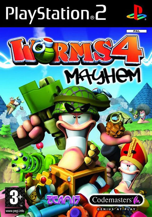 Playstation 2: Worms 4: Mayhem