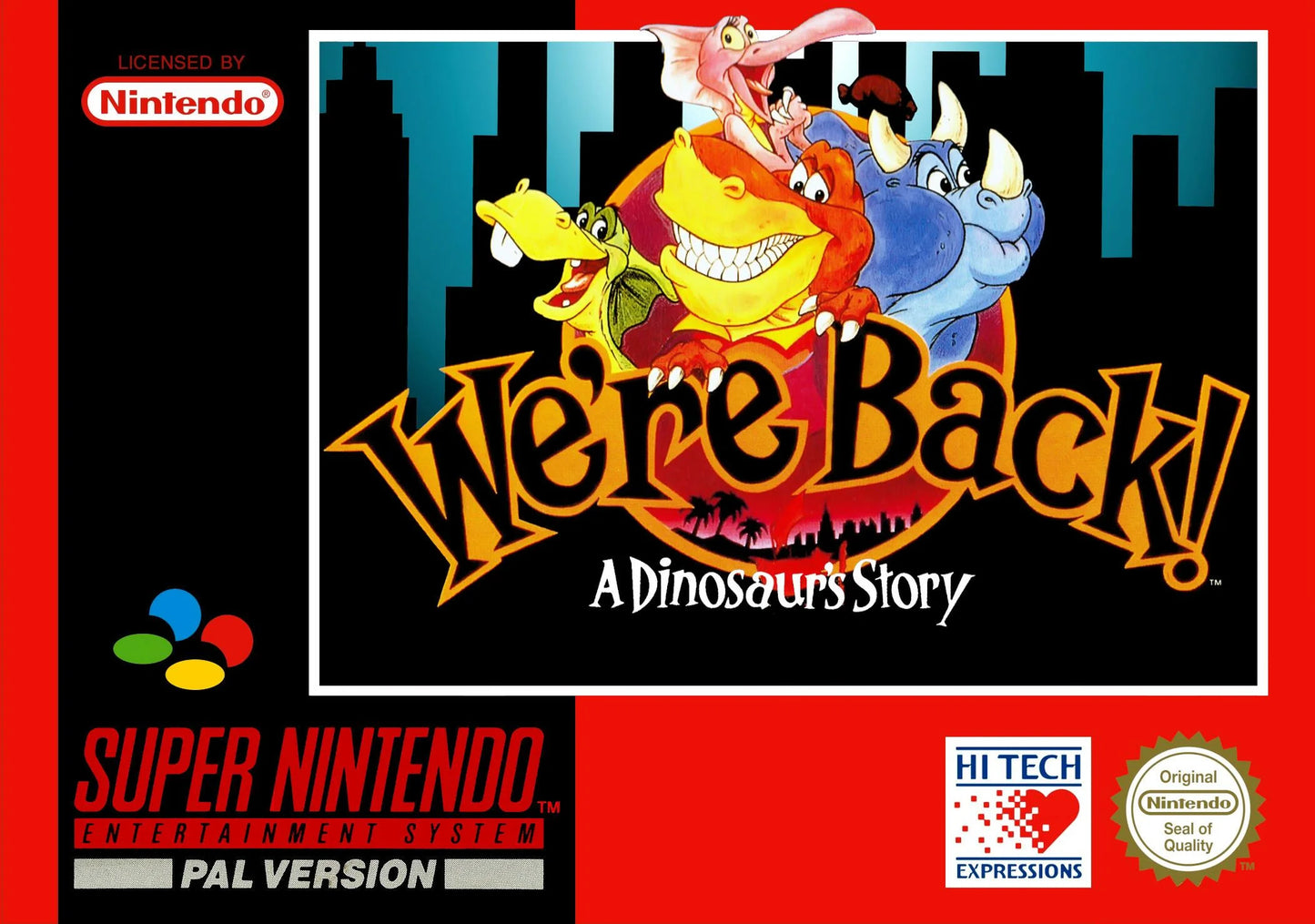 Super Nintendo: We're Back A Dinosaur Story