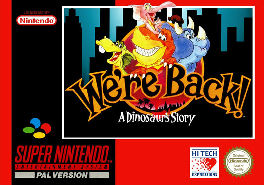 Super Nintendo: We're Back A Dinosaur Story