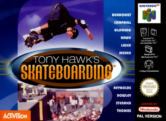 Nintendo 64: Tony Hawk's Skateboarding